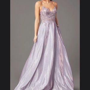 So Beautiful Sparkly Purple Dress